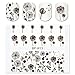 BORN PRETTY Nail Art Water Decals Transfer Sticker 2 Patterns Flying Dandelion