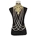 JoJo & Lin Gold Flower Lace Fine Chain Body Chain Bikini Summer