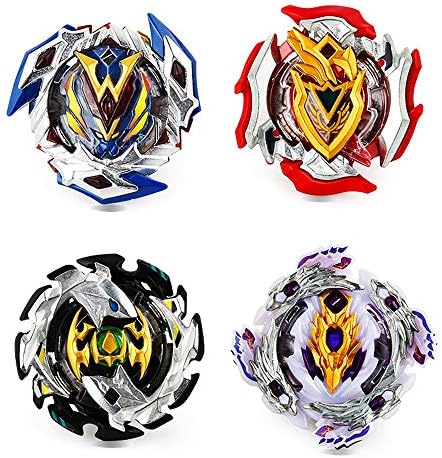 Battling Top Bey - Blade Battling Gyro Kids Toys Children Teens Birthday Gifts Graduation Burst | Battling Tops x4; Power Launcher x2; Launcher Grip x1