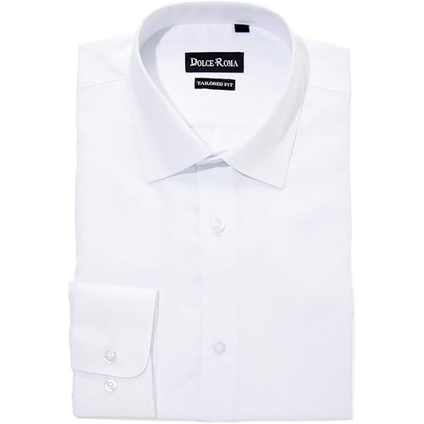 Modena Men's Classic Fit Long Sleeve Solid Color Dress Shirt (as1,  Neck_Sleeve, 15_Point_5, 35, Egg Shell) at Amazon Men's Clothing store
