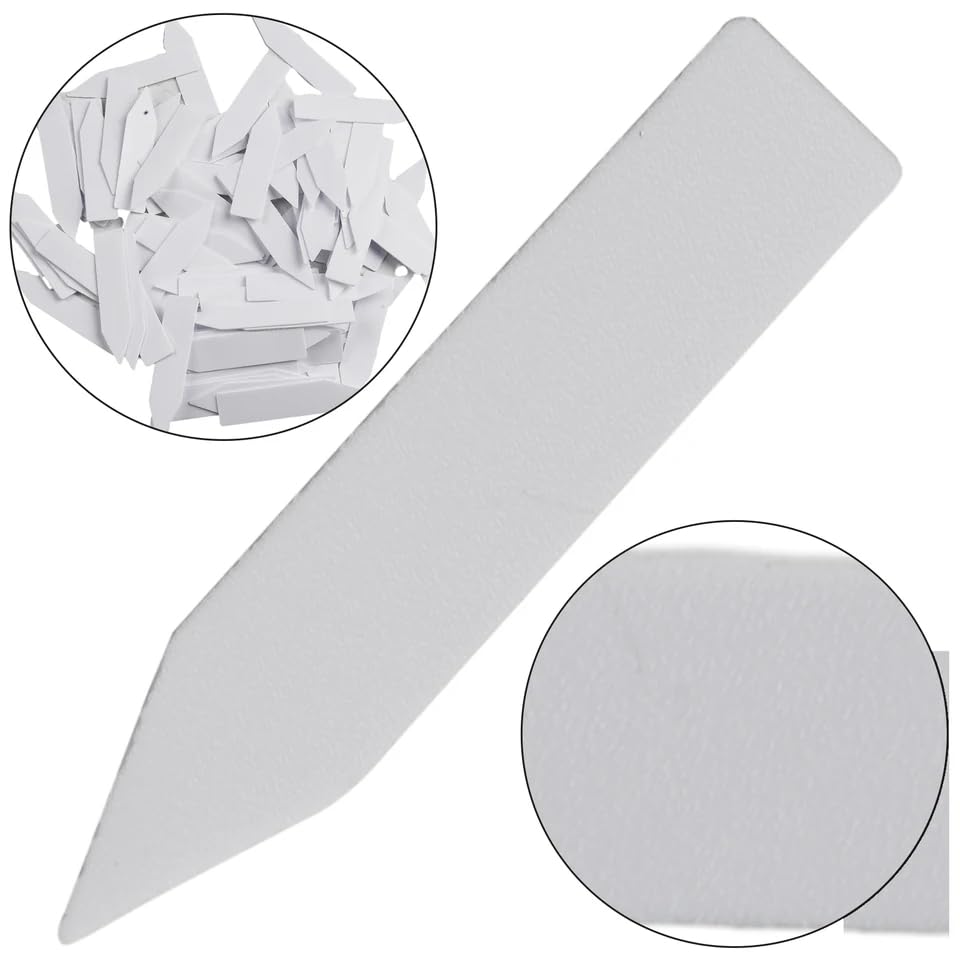 100 PCS Garden Plant Labels Plant Accessories Flower Pots Plastic Tags Nursery Markers