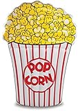 BigMouth Inc Giant Popcorn Pool Float, Funny Inflatable Vinyl Summer Pool or Beach Toy, Patch Kit Included