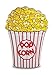 BigMouth Inc. Giant Popcorn Pool Float, Funny Inflatable Vinyl Summer Pool or Beach Toy, Patch Kit Included
