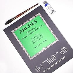 Arches Watercolor Pad 9x12-inch Natural White