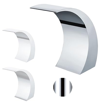 Fontana Cascata A Lama D Aqua Per Piscina Laghetto Acciaio