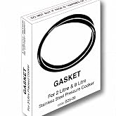 Pressure Cooker Gasket Seal for 3.5L to 8L &ndash; Compatible with Aluminum &amp; Stainless Steel Cookers | Fits 2L&ndash;7L, Contura, Classic &amp; Standard Models | Replacement Rubber Ring Seal
