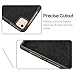 JUQITECH Trifold Smart Case 9.7 Inches with Pencil Holder for iPad Pro 9.7 iPad 2018 6th Gen 2017 5th Gen iPad Air 2/1, Auto Sleep/Wake Microfiber Lining Flexible Soft TPU Back Cover Case, Black