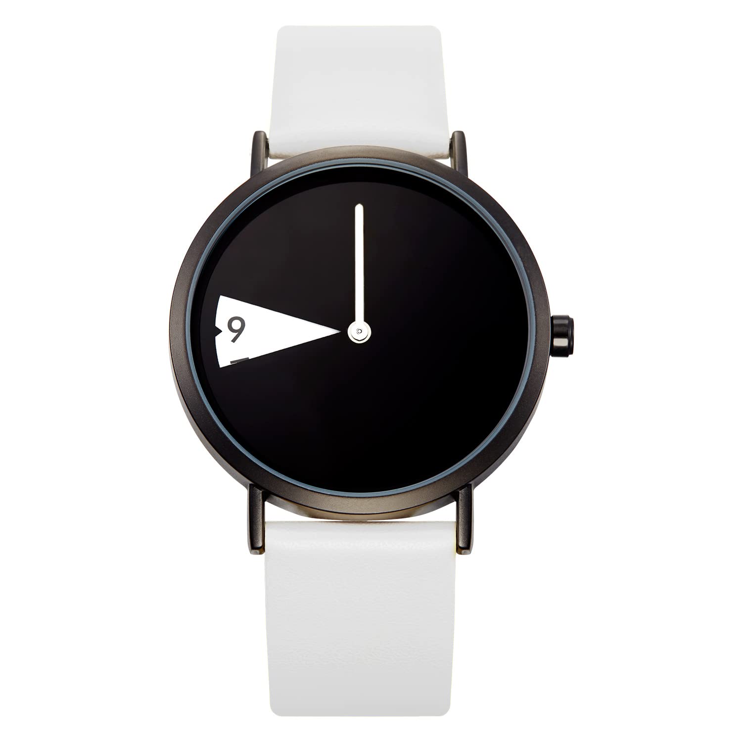 SHENGKE Creative Watch Ultra-Thin Strap Casual Fashion Quartz Minimalist Watch Blackwhite — image 1