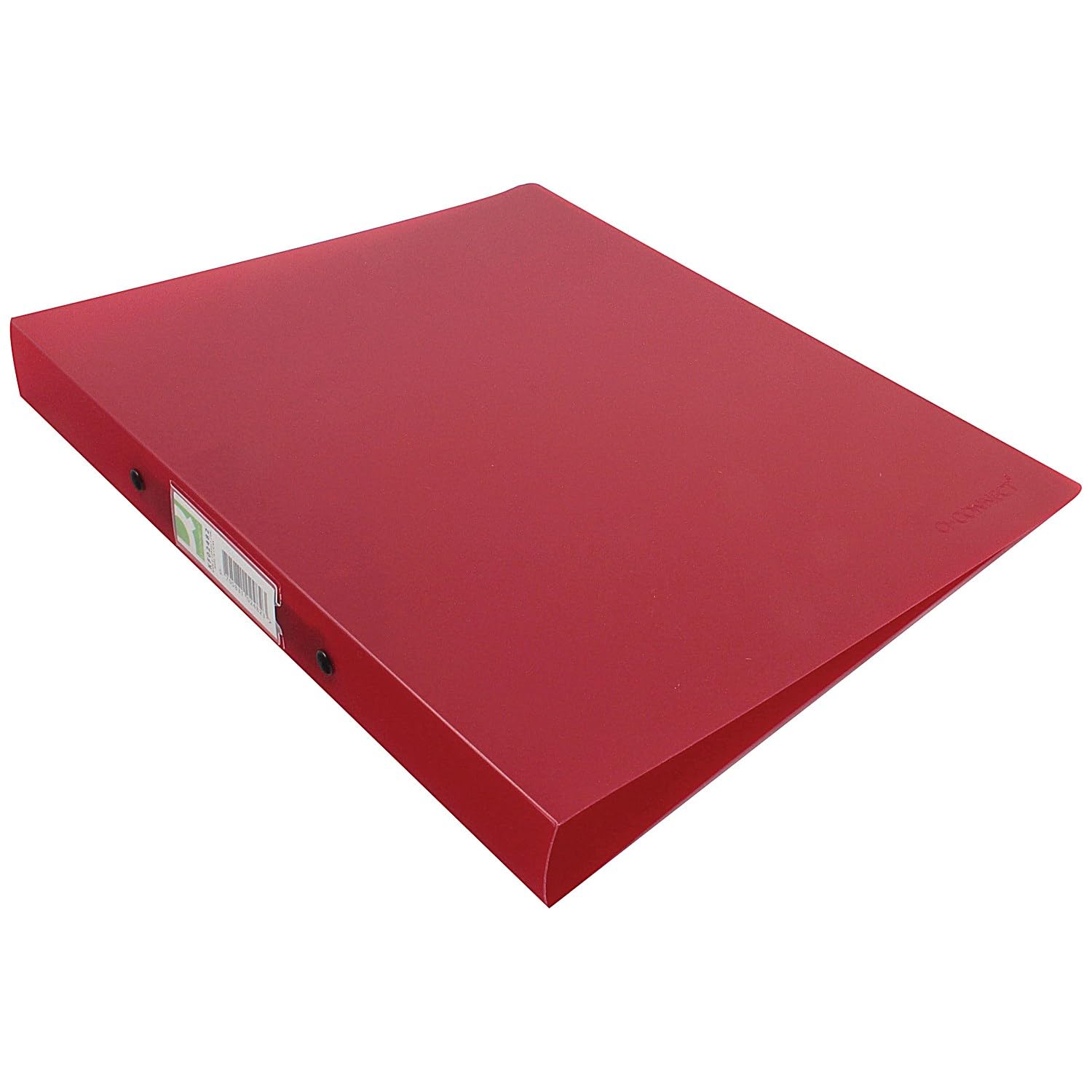 Q-Connect 2 Ring Binder Frosted A4 Red KF02482