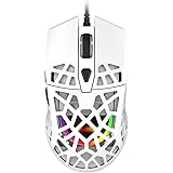 NACODEX AJ339 65G Watcher Gaming Mouse with Lightweight Honeycomb Shell - RGB Chroma LED Light - Programmable 7 Buttons - Pix
