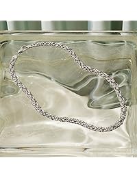 Ross-Simons - Collar clásico de plata esterlina bizantino