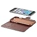 Fosmon CADDY-JEANS Leather Folio Wallet Stand Case for Apple iPhone 6/6s (4.7”) (Dark Blue)