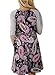 HOTAPEI Women's Floral Print Casual Long Sleeve A-line Loose T-shirt Dresses Knee Length Paisley Large