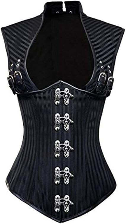 black strap corset