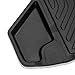 CUMART Cargo Liner Floor Mat Black Rear Trunk Tray Compatible with Honda HRV HR-V 2014 2015 2016 2017 2018 2019 2020 Waterproof Protector Protection