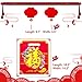 Chinese New Year 2021 Ox Stickers Spring Festival Scrolls Chinese New Year Couplet Lunar Chinese New Year Ox Sticker New Year Scrolls Spring Festival Couplets Fu Bag Lunar New Year Decorations Ox 2021