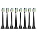 Sonimart Premium Replacement Toothbrush Heads for Philips Sonicare DiamondClean HX6063, Black 8 pack, fits DiamondClean, Essence+, Plaque Control, Gum Health, FlexCare, HealthyWhite and EasyClean