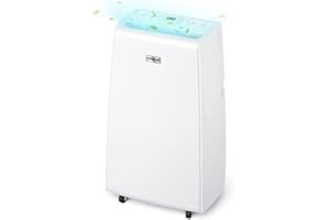 Portable Air Conditioner, Paris Rhône 10000 BTU 3-in-1 Portable Ac Air Conditioner, Fan, Dehumidifier with 3 Fan Speeds, 24H Timer, Remote, Air Conditioner Portable for Room up to 350 Sq. ft
