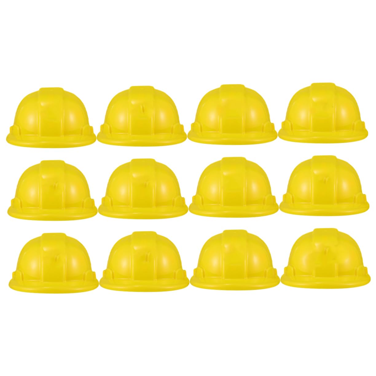 TOYANDONA 12Pcs Kids Construction Hats Building Dress Up Hats Child Size Construction Building Pretend Play Accessory