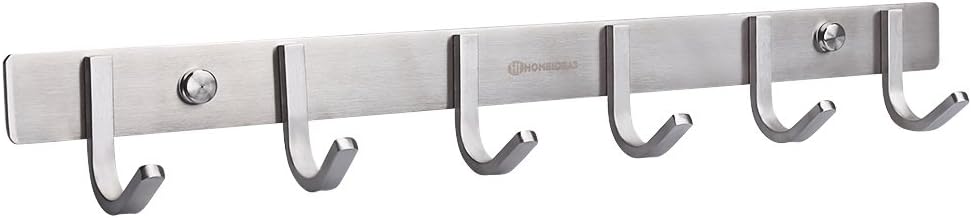 Best Brushed Metal Wall Coat Rack