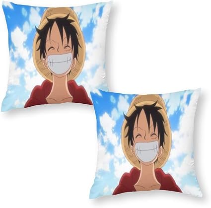 Amazon Co Jp ワンピースモンキー D ルフィ枕カバーファッションかわいい豪華なパターンシンプルなソファクッション 室内装飾装飾的な枕カバー枕カバーを抱き締めるクッションカバー ホーム キッチン