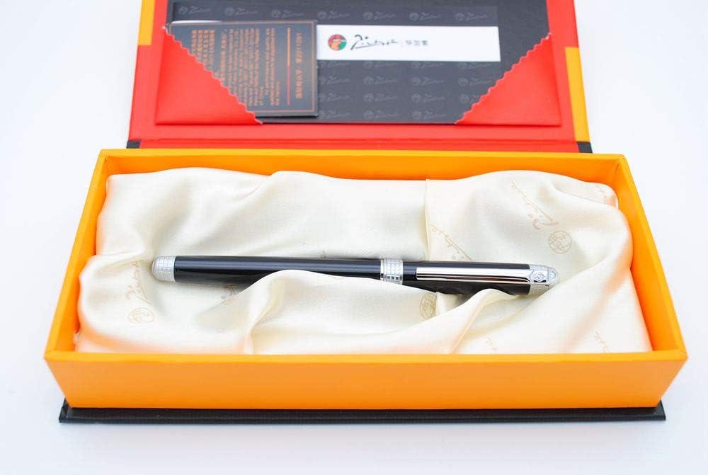 czxwyst Picasso 909 Space Time of London Fountain Pen Ink Pen Original Box (Silver, F Nib) - Image 5