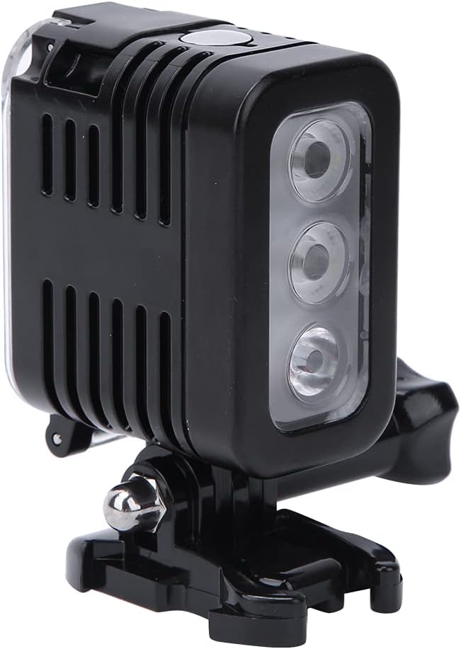 Qinlorgo Diving Light USB Rechargeable Waterproof 30m LED Video Fill Lamp for