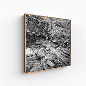 Canvas Wall Art for Living Room, Bedroom Monochrome Building Framed Canvas Prints for Home Decoration Ready to Hang - 16x16 inches