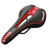 OUTERDO Bike Saddle Mountain Bike Seat Breathable Comfortable Bicycle Seat with Central Relief Zone and Ergonomics Design Fit for Road Bike and Mountain Bike