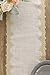 Ling's moment 12x108 inch Ivory Burlap Hessian Table Runner With Gold Victorian Lace, Spring Easter Decor Country Rustic Wedding Decorations, Farmhouse Decor, Bridal Shower Decor