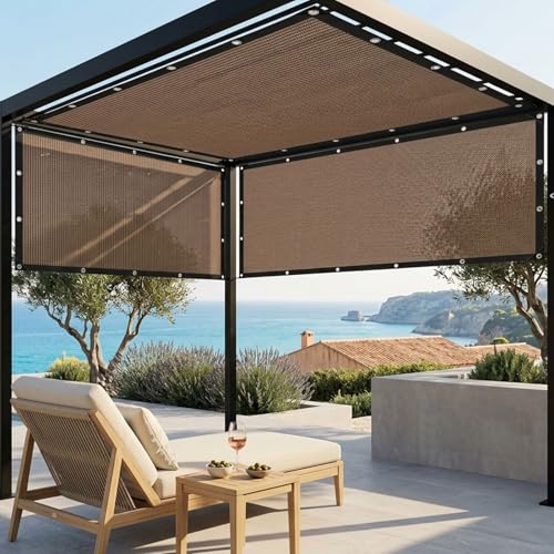 kogxscej Shade Netting with Grommets 80% Shade UV Resistant Breathable Lightweight Durable Shade Net for Greenhouse Garden Barn Outdoor