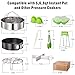 Instant Pot Accessories Set Compatible With 5, 6, 8 Quart Electric Pressure Cookers, Stainless Steel Steamer Basket, Non-Stick Springform Pan, Egg Rack Trivet, Silicone Egg Bites Mold, Mitts and More