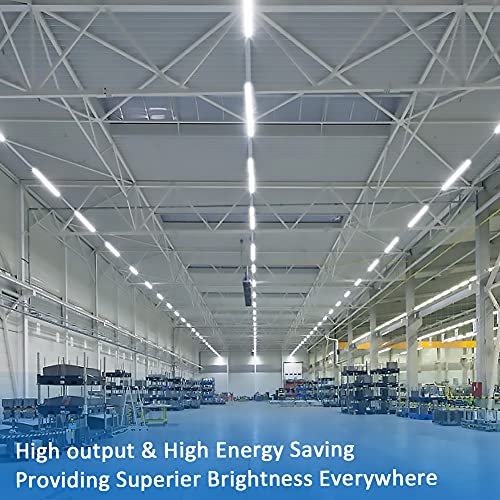 SHOPLED LED Shop Light 8FT, 72W 5000K Daylight White, 9360LM Clear