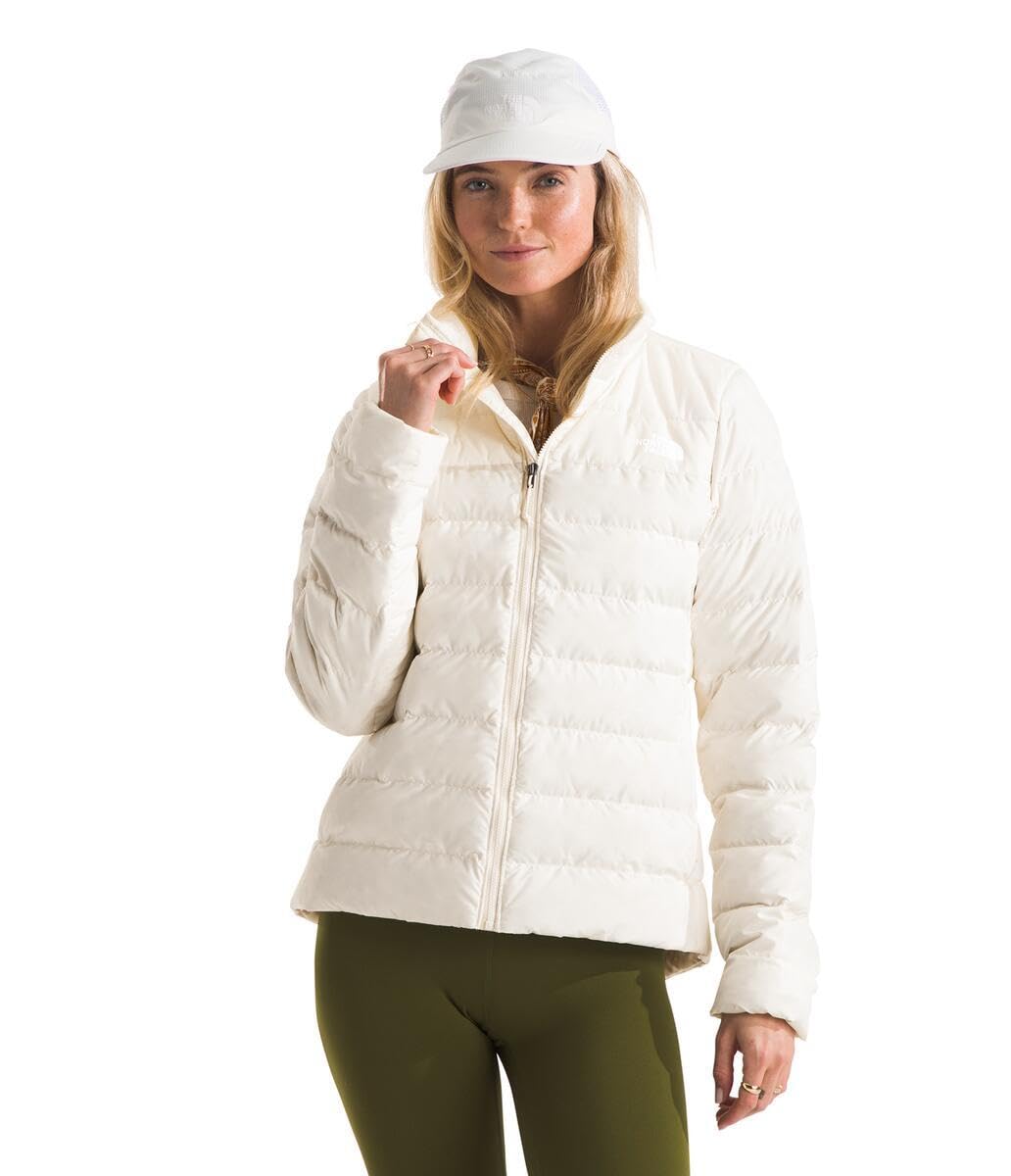The North Face Women's Aconcagua 3 Jacket - Wind & Water Resistant Puffer Coat with Down & Synthetic Blend Insulation, White Dune, XX-Large Image