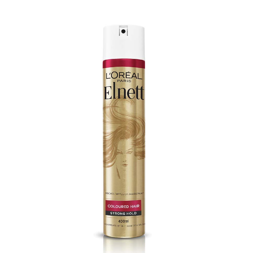 L'Oreal Paris Elnett Hairspray for Coloured Hair UV, 400 ml