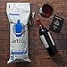 Jet Bag - Protective, Absorbent, Reusable Wine Bags for Travel (Set of 3) Made in the USA - Clear Back allows for Custom Insert