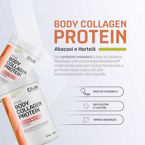 Body Collagen Protein Abacaxi com Hortelã 470g - Dux Human Health