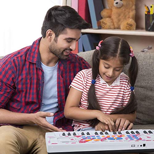 Love&Mini Kids Piano - Portable Electronic Musical Instrument Piano Toy for Toddler Early Learning Educational Keyboard with Microphone - Thumbnail 4