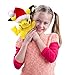 TOMY Pokémon Small Plush, Pikachu with Santa Hat Plush