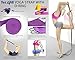 Yes4All Exercise Yoga Strap 8 feet with D-Ring Buckle for Stretching, Flexibility and Physical Therapy – Yoga Belt Strap Cotton (Purple, Set of 2)