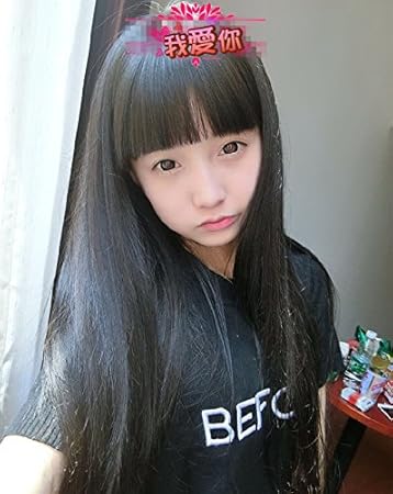 Amazon Com 2018 Girls Real Hair Long Hair Straight Hair Curly