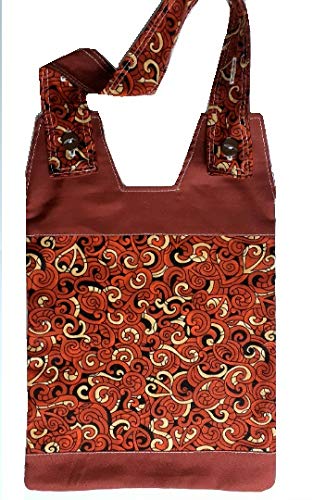 100% Cotton Catheter Night Bag Holder with Handle. Cover for a Catheter Night Bag. Nutex.