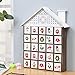 M MINGLE Wooden Christmas Advent Calendar for Kids with Drawers, 25 Toys Fillers, Unique Wood Christmas Countdown Advent Calendar with Drawers for Boys, Girls, Teens
