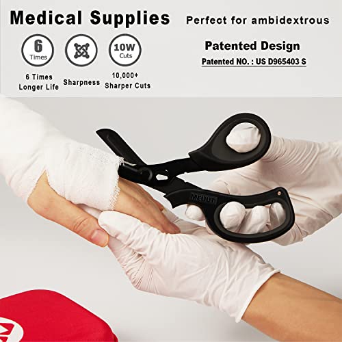 MEUUT 2 Pack Medical Scissors Trauma Shears8 inches Patented Bandage