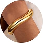 A Golden Cloud 2Pcs Bangle Bracelets for Women Gold Arm Cuff 14k Gold Plated Chunky Gold Bangle Set Hinged Cuff Bracelets Trendy Arm Cuff Jewelry for Women