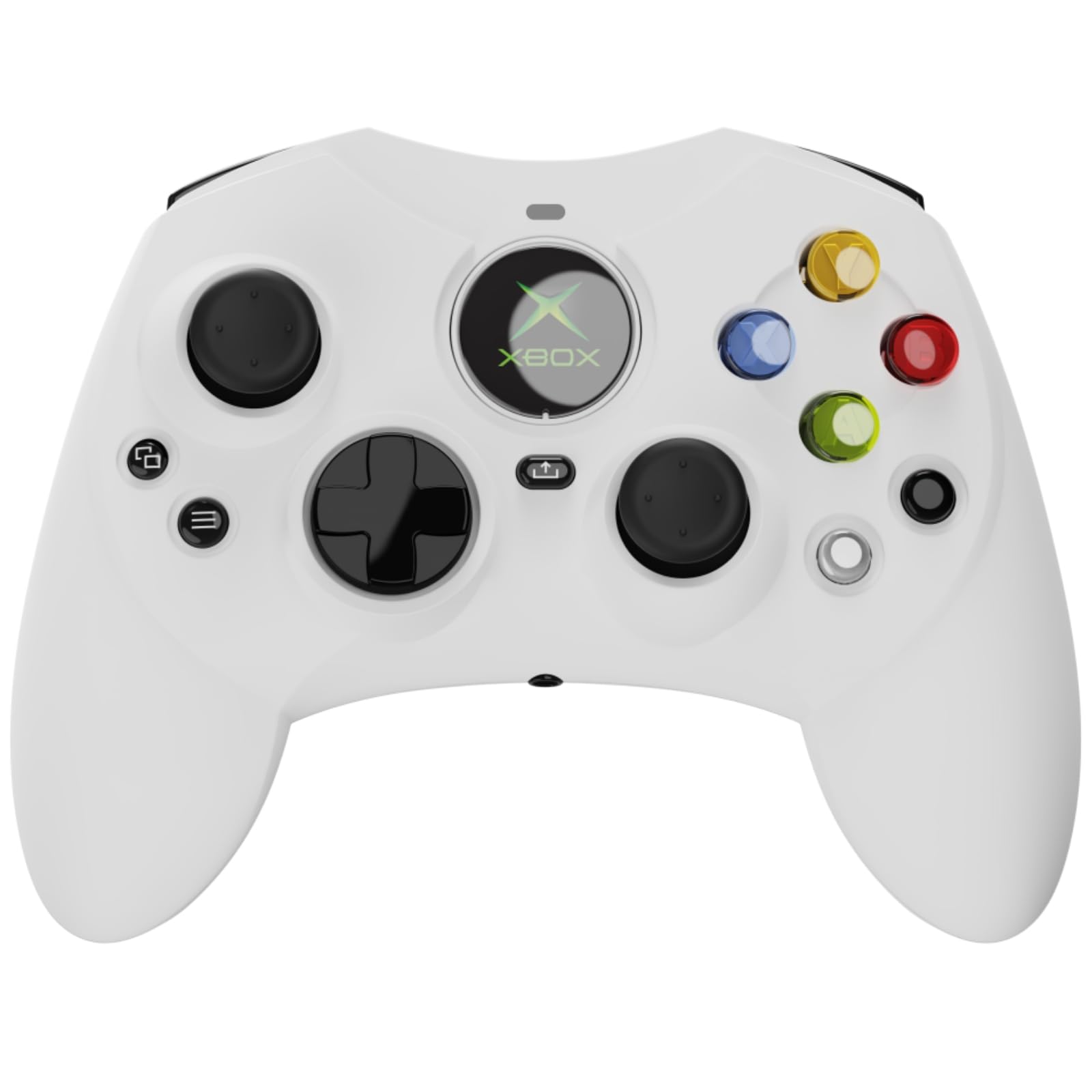 Photo 1 of Hyperkin - DuchesS Wired Controller for Xbox One / Series X|S / PC -Windows 10|11, Plug and Play Gaming Gamepad with 3.5MM Audio Jack, Impulse Triggers, and Hall Effect Sticks - White (Officially licensed for Xbox)