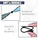 Hotodeal Compatible Charge 2 Band, Classic Soft TPU Adjustable Replacement Accessory Bands Fitness Breathable Sport Strap Small Large Black Blue