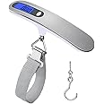 TXY Luggage Scale 50kg/110lb High Precision Portable Digital LCD Display Scale Household Aircraft Outdoor Fishing Scale Weight Balance Suitcase Travel Bag Hanging Steelyard Scale Tool with Hook