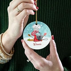 Personalized Baker Ornament Gift for Christmas 2025