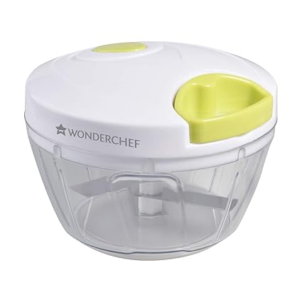 Wonderchef String Plastic Chopper, White and Green